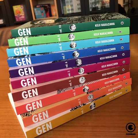 Gen - Pés Descalços, de Keije Nakazawa - Coleção Completa - 10 volumes