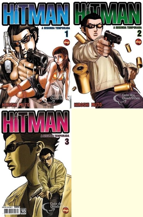 Pack Hitman vol 1, 2 e 3 - Segunda Temporada