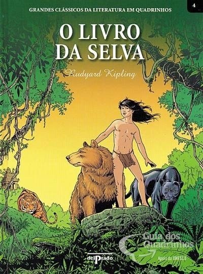 Grandes Clássicos da Literatura em Quadrinhos Vol 4 - O Livro da Selva