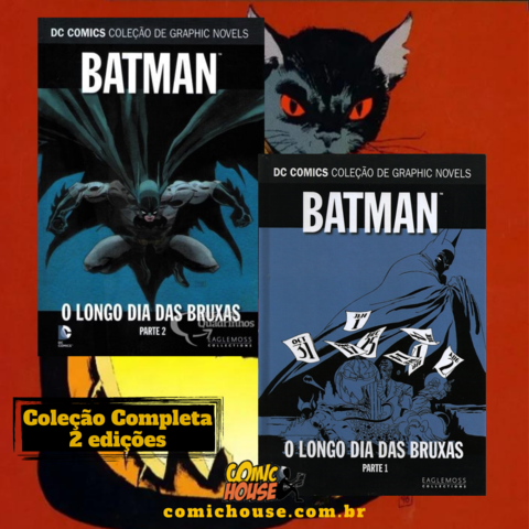 Pack Coleção Eaglemoss DC vol 6 e 7 - Batman O longo dia das bruxas