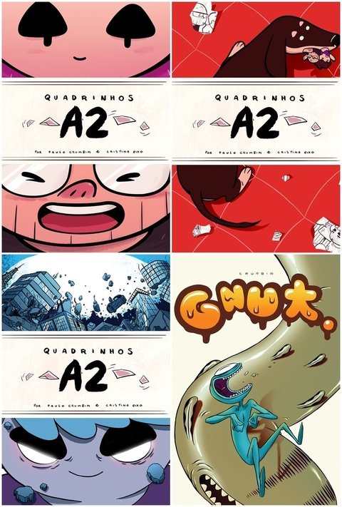 Pack Quadrinhos A2 + Gnut, de Cristina Eiko e Paulo Crumbim