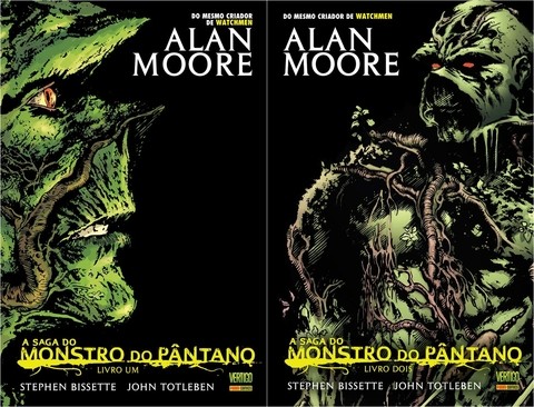 Pack Monstro do Pântano vol 1 e 2, de Alan Moore