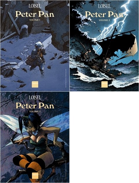 Pack Peter Pan, de Loisel - 3 edições - Completa
