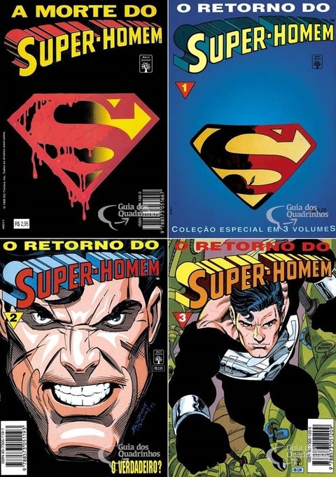 Pack A Morte do Superman + O Retorno do Super-Homem