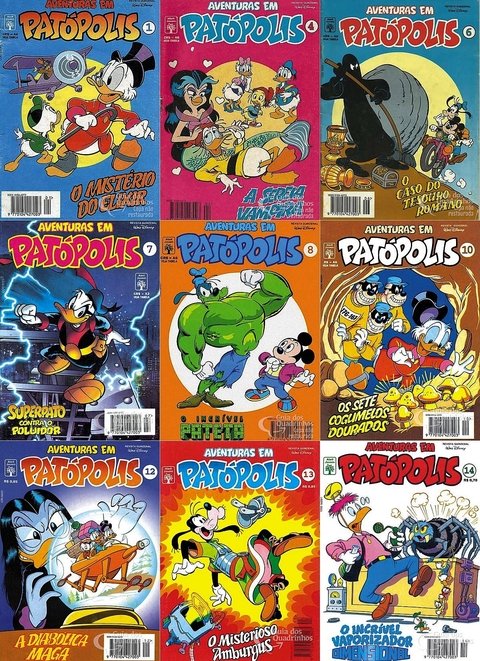 Pack Disney Aventuras em Patópolis - 42 edições