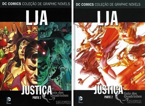 Pack Coleção Eaglemoss DC Justiça #1 e #2, de Alex Ross