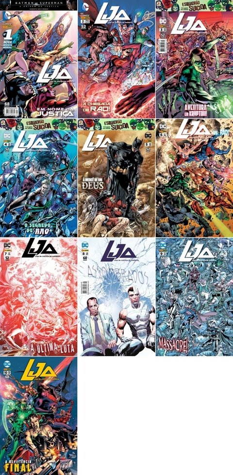 Pack LJA, de Bryan Hitch - Série Completa 10 edições