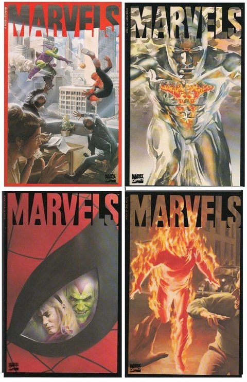 Pack Marvel, de Kurt Busiek e Alex Ross - 4 edições