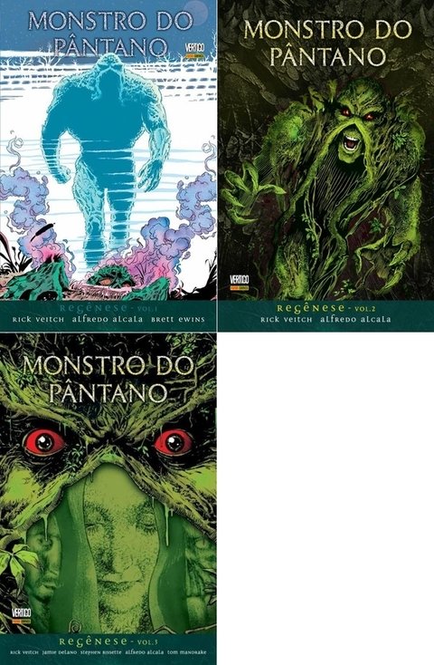 Pack Monstro do Pâmtano: Regênese - 3 edições - Série Completa