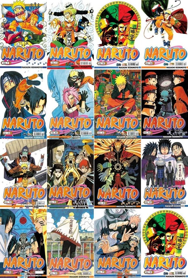 Coleção Naruto - Completo 1 ao 72 / Mangá Panini Português