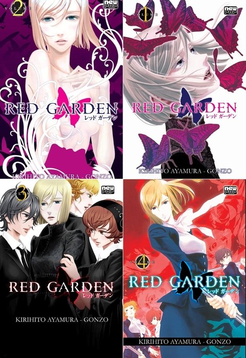 Pack Red Garden - 4 volumes - Série Completa
