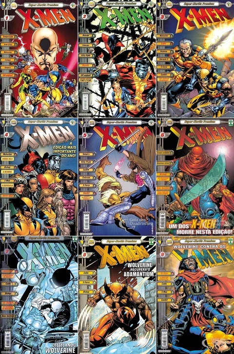 Pack X-Men Premium vol 1 a 17 - Coleção Completa