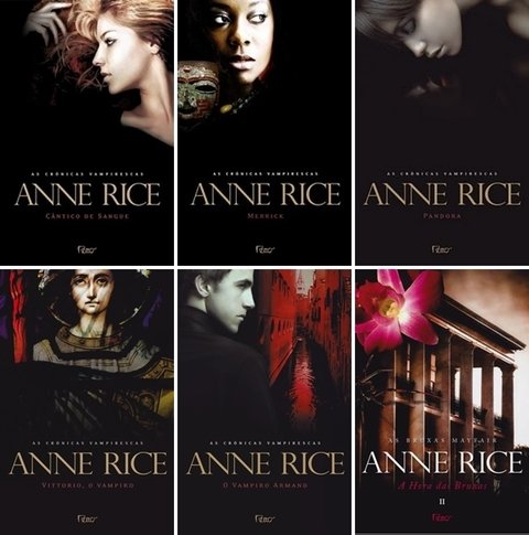 Pack Anne Rice - Vampiros - 6 livros