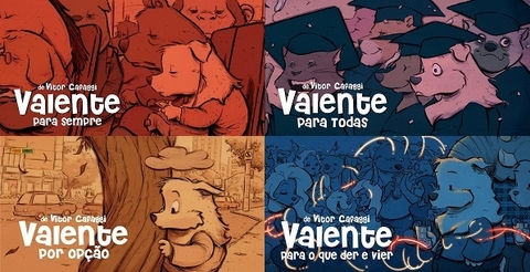 Pack Valente, de Vitor Cafaggi - Volumes 1 a 4
