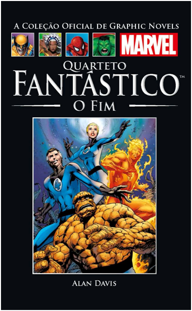Coleção Oficial de Graphic Novels Marvel 48: Quarteto Fantástico O Fim, de Alan Davis