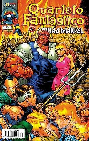 Quarteto Fantástico & Capitão Marvel n° 11, de Carlos Pacheco, Jeph Loeb e Rafael Marin
