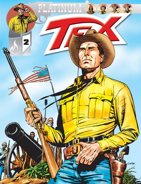 Tex Platinum vol 2, de Antonio Segura e José Ortiz.