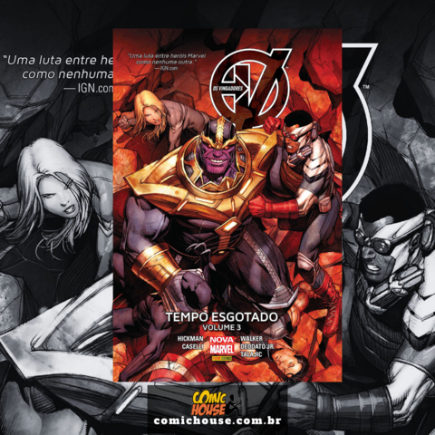 Vingadores: Tempo esgotado Vol.03, de Jonathan Hickman - Lacrada