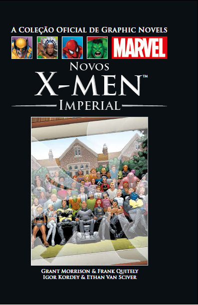 Coleção Oficial de Graphic Novels Marvel 24: X-Men Imperial, de Grant Morrison