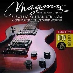 Cuerdas para guitarra eléctrica - Magma - GE11ON - Nickel - 009