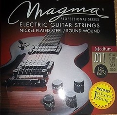 Cuerdas para guitarra eléctrica - Magma - GE16ON - Nickel Plate Steel 011 Medium