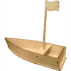 Barco com bandeira 34cm