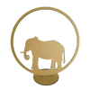 Centro de Mesa Safari Elefante Aro 30cm com base
