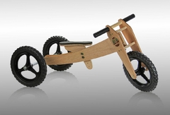 Imagem do Triciclo de equilíbrio woodbike 3 em 1