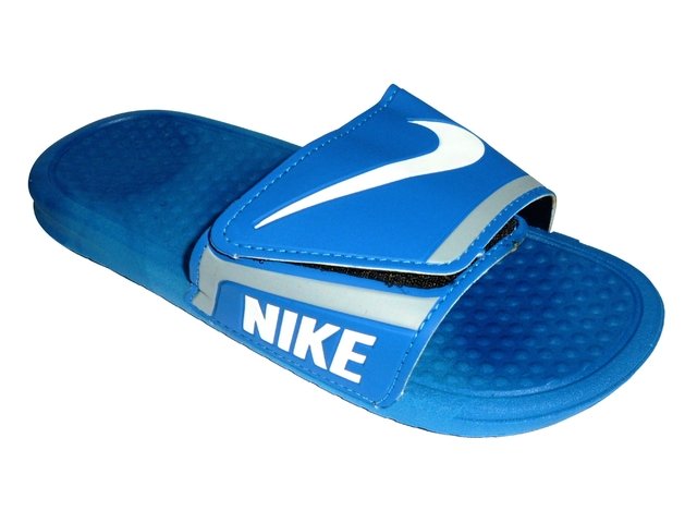 Ojotas Nike Benassi azul francia - Tus Camisetas