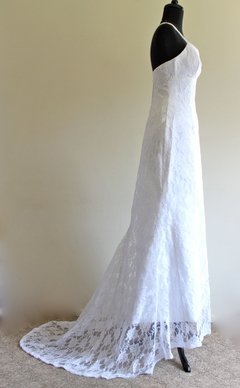 Vestido de novia de encaje - El Almacen de Lulú