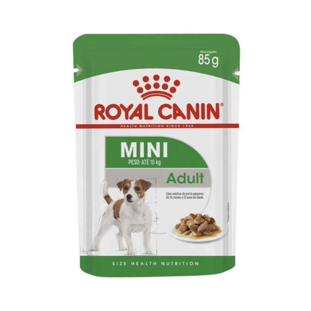 Ração Úmida Royal Canin Mini Adult Sache Size Health Nutrition Wet