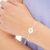 Pulsera Casiopea - Circon con engarce estrella