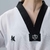 Dobok Taekwondo Gola Preta + Faixa Preta Bordada WTF em Coreano - Produtos Homologados CBTKD - comprar online
