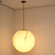 Luminária de Teto Pendente Mármore Esfera Ø40cm Para Quarto, Sala de Jantar e Sala de Estar. - comprar online