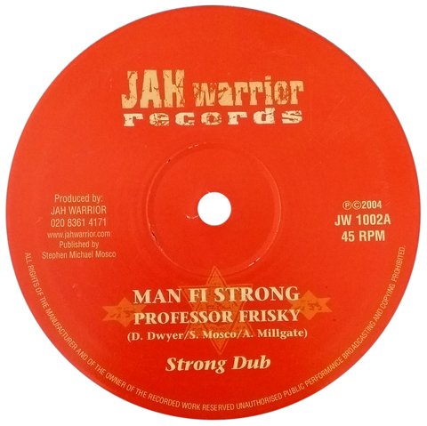 10" Professor Frisky/Jah Warrior - Man Fi Strong/Voice Of The Spirit [VG+]