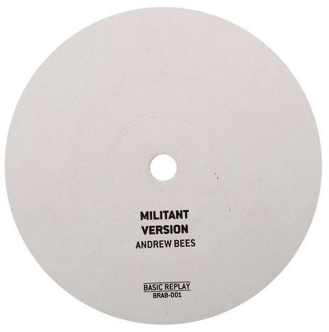 12" Andrew Bees - Militant/Life In The Ghetto [VG+]