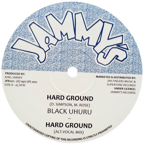 12" Black Uhuru - Hard Ground/Dub Mix [NM]