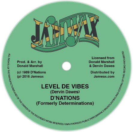 12" D'Nations - Level De Vibes/Vibes Version [NM]