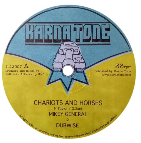 12" Mikey General - Chariots & Horses/Bless Na Curse Riddim [NM]