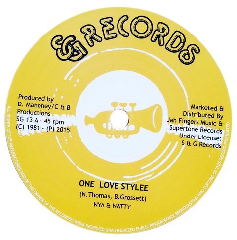 12" Nia & Natty - One Love Stylee/One Love [NM]