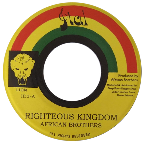 7" African Brothers - Righteous Kingdom/Version [NM]