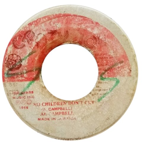 7" Al Campbell - No Children Dont Cry/Version (Original Press) [VG-]