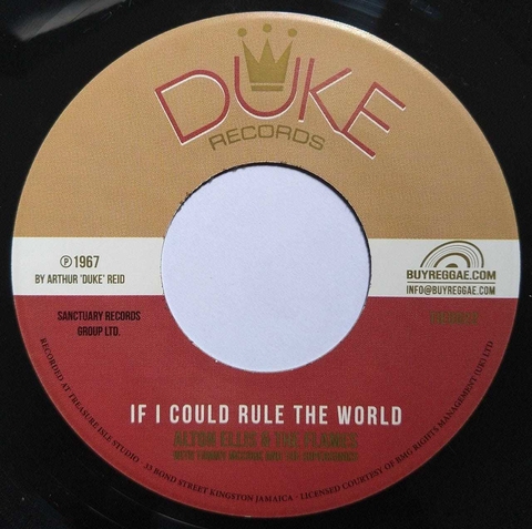 7" Alton Ellis/Tyrone Davis - If I Could Rule The World/If This World Were Mine [NM]