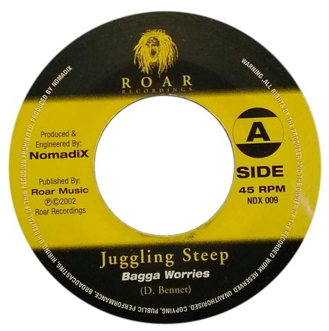 7" Bagga Worries/Nomadix - Juggling Steep/Juggling Dub [VG]