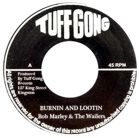 7" Bob Marley & the Wailers - Burnin' and Lootin'/Rastaman Chant [NM]