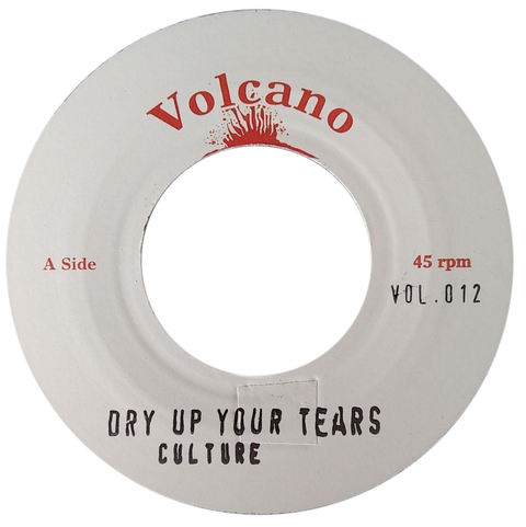 7" Culture - Dry Up Your Tears/Version [NM]