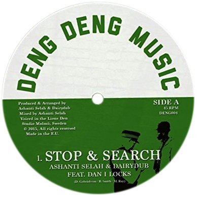 7" Dan I Locks ft. Ashanti Selah - Stop & Search/Dub & Search [NM]