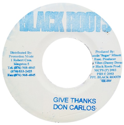 7" Don Carlos - Give Thanks/Version [VG]