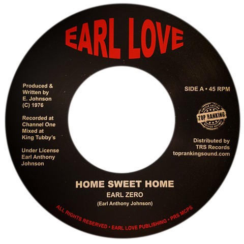7" Earl Zero - Home Sweet Home/Home Sweet Home Dub [NM]