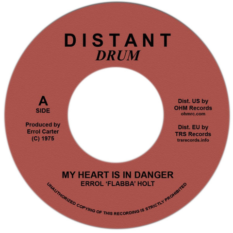 7" Errol 'Flabba' Holt - My Heart Is In Danger/Danger Zone [NM]
